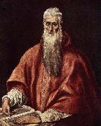 El Greco, St Jerome as Cardinal